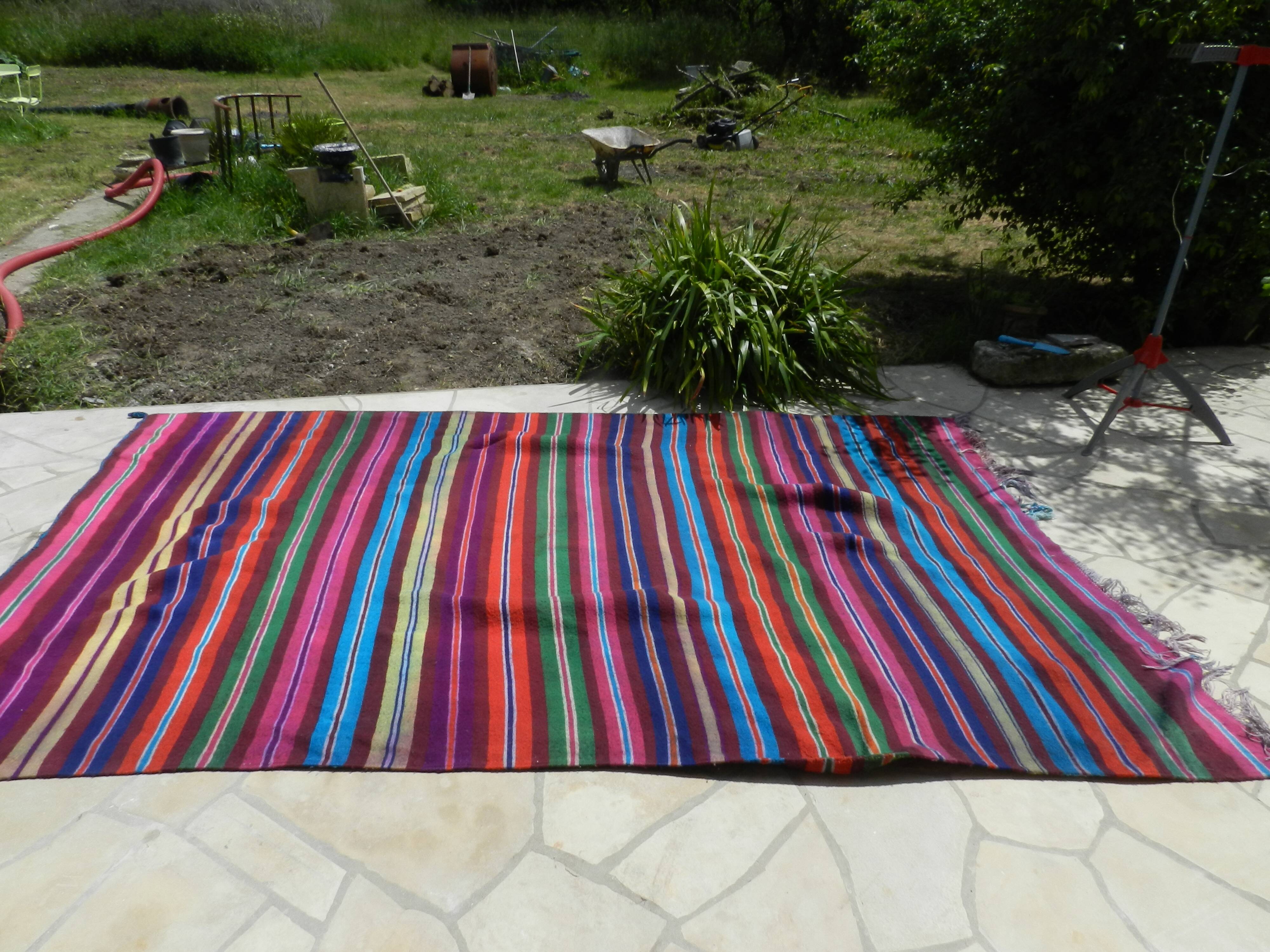 Kilim wool rug