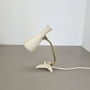 Original Modernist beige Metal Table Light by Cosack, Germany, 1960s
