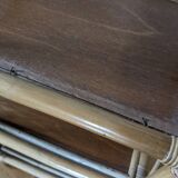 Rattan shelf