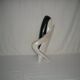 Camillo Lusso tripod vase - Turin ceramics from the 50s