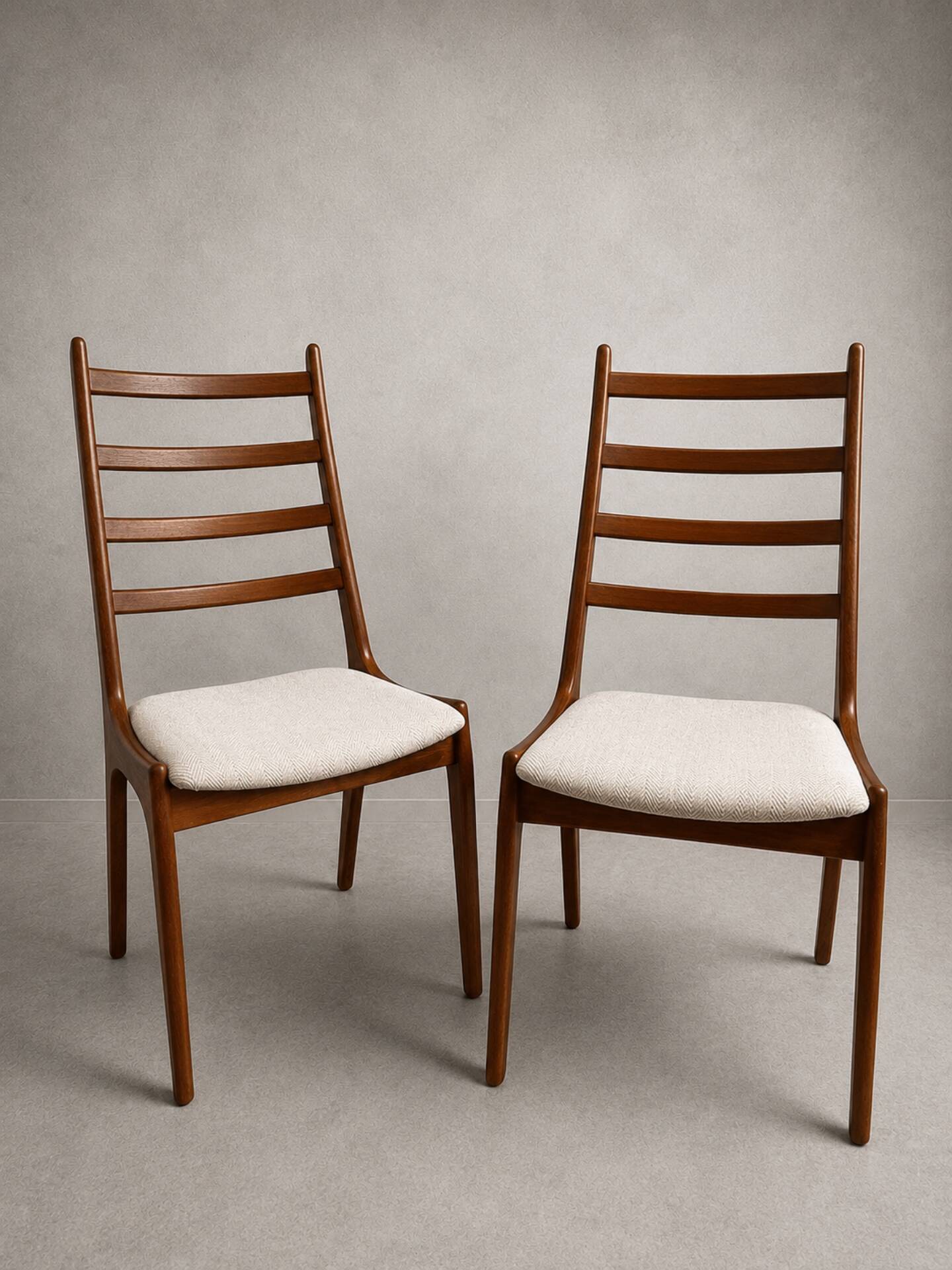 Teak chairs by Kristiansen for KS Møbler, Denmark, 1960s