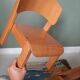Lot 2 chaises enfant bois hêtre
