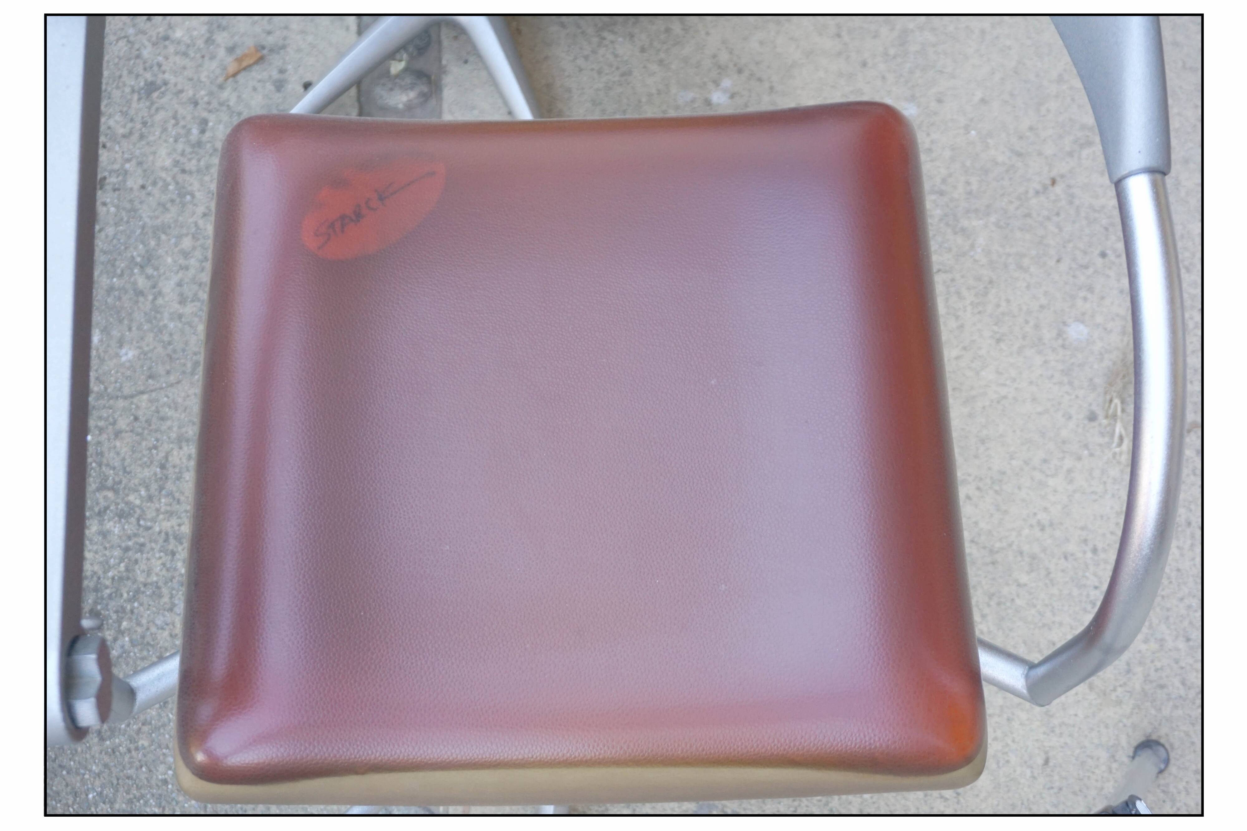 Set of 4 "Techno" armchairs by Philippe Starck for L'Oréal by MALETTI Présence Paris