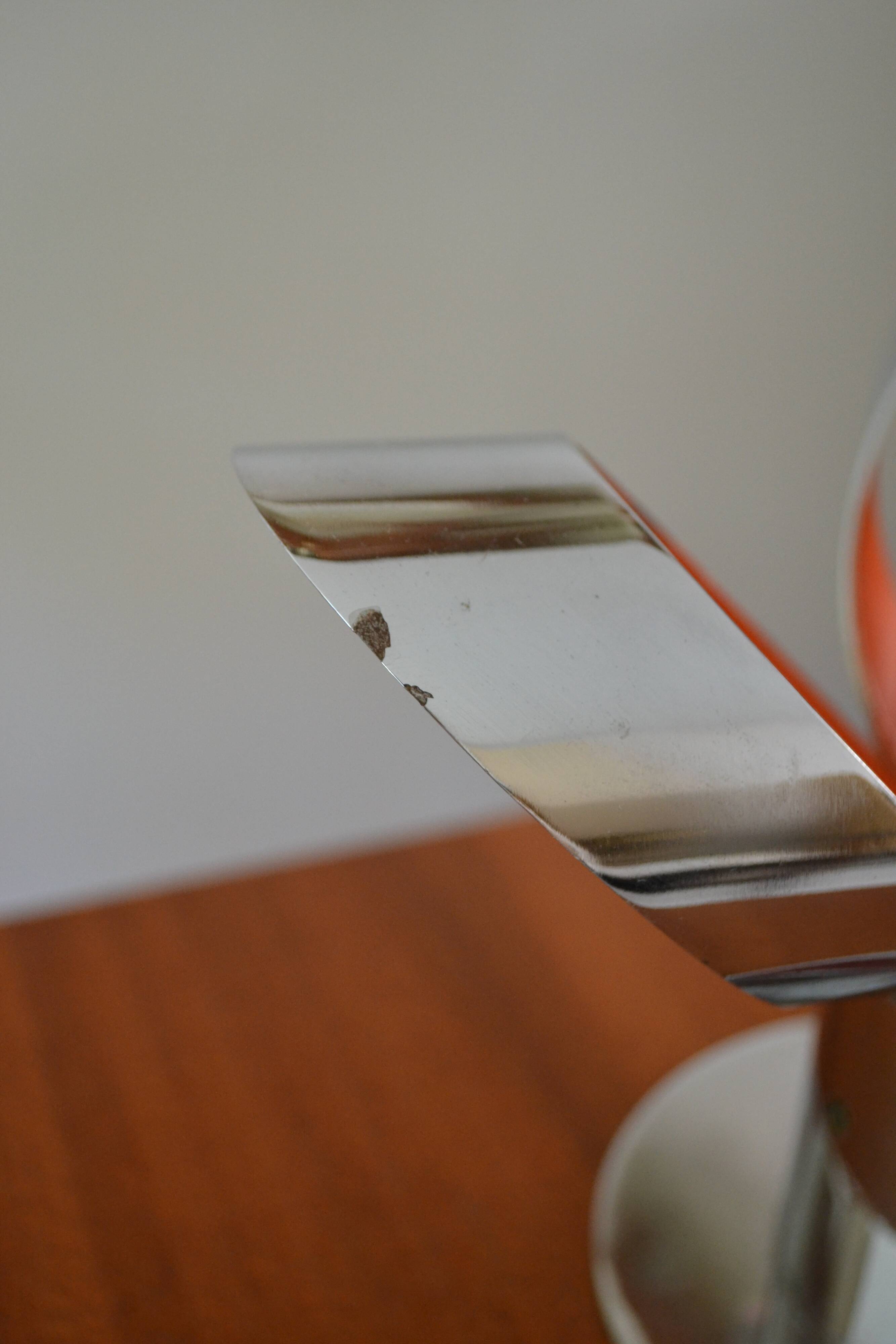 Raak flower lamp chromed metal