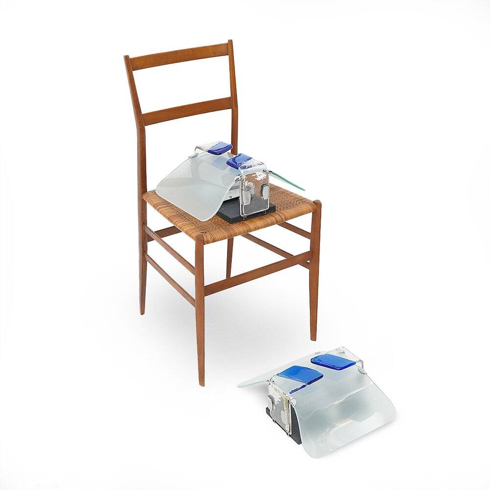 Murano glass wall sconces, 1980s, set of 2