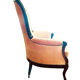 Set of a sofa and a Louis Philippe armchair.