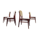 Lot de 4 chaises allemande Kondor Möbelwerk 1960