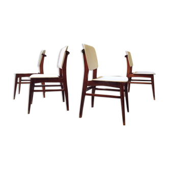Set of 4 German chairs Kondor Möbelwerk 1960