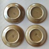 4 Brenne stoneware dessert plates