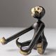 Kay Bojesen mid-century monkey, rare bronze version, Denmark, 1950s