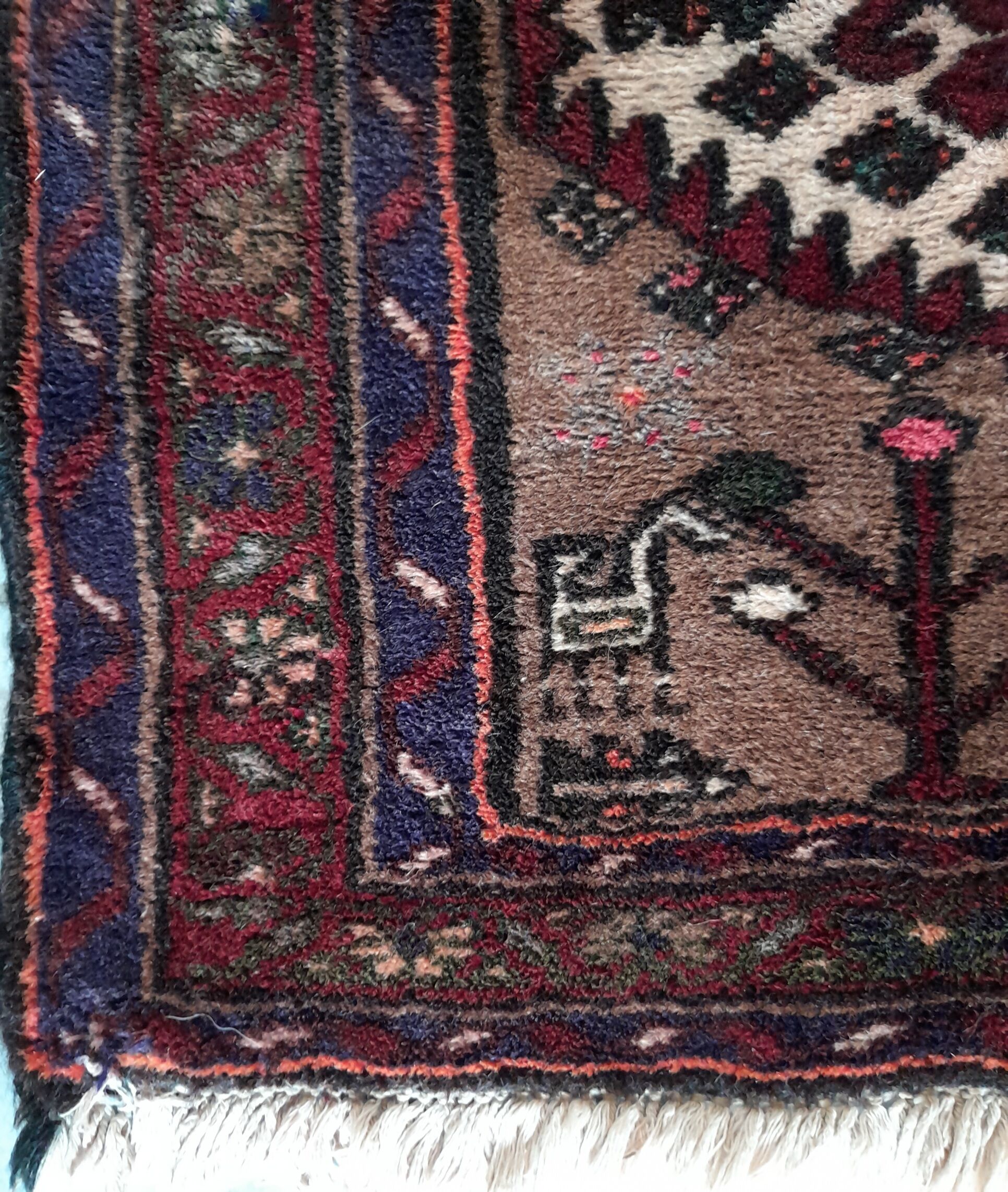 Hand-knotted Caucasian rug 94x150cm