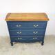 Renovated cherry wood chest of drawers