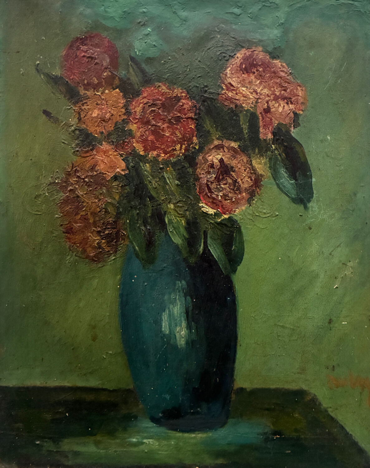Still Life with Flowers, Lucie Dulay 20th Century