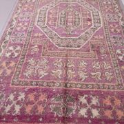Large Vintage Moroccan Rug 178 x 362 cm - Berber Wool Rug - Handmade Rug