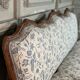 Louis XV bench in carved wood with oak patina, 18th century