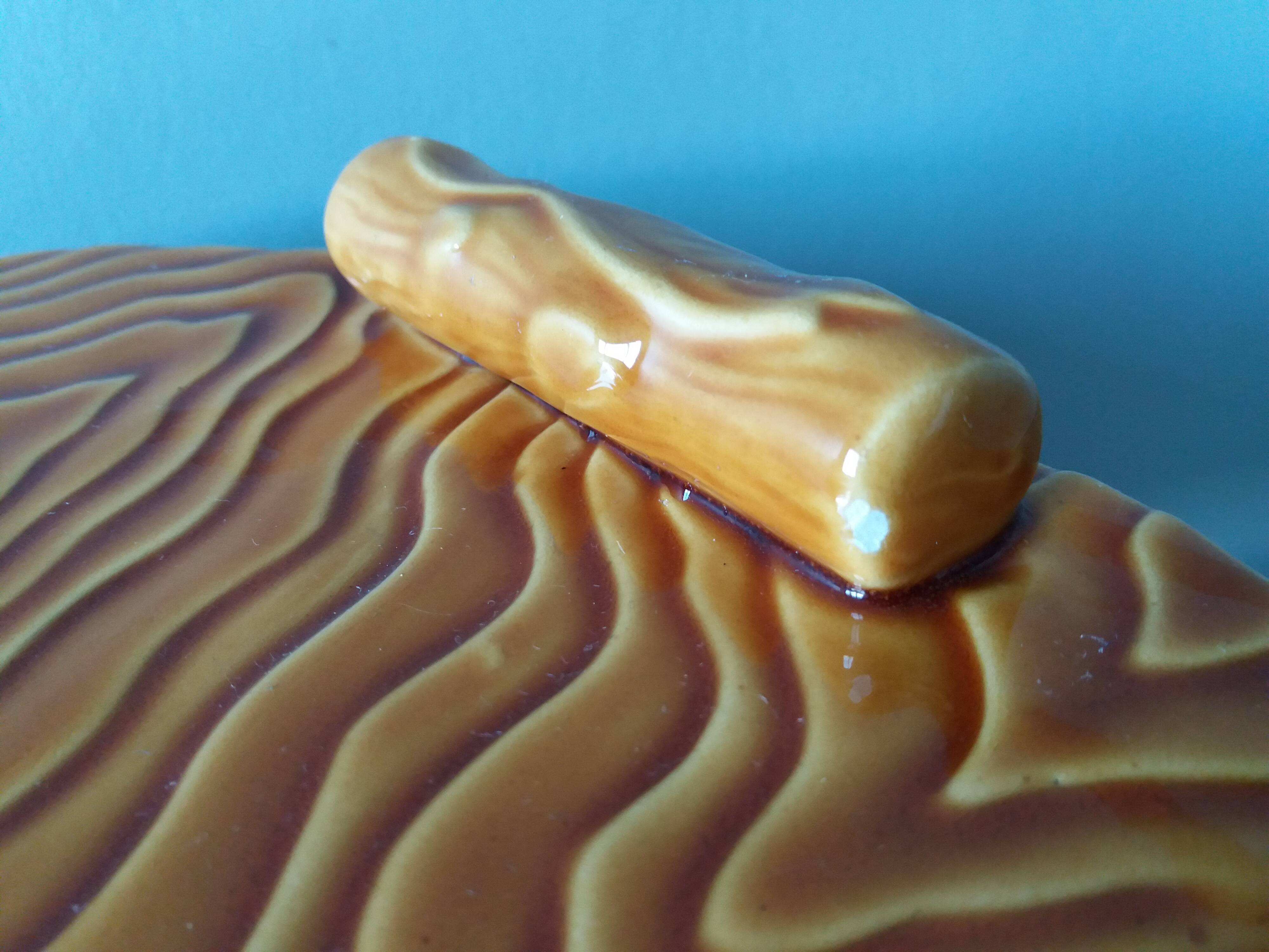 Noblaceram Limoges wood-effect slip cheese board