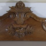 Old walnut pediment 124 cm