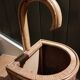 Vintage bamboo and rattan umbrella stand