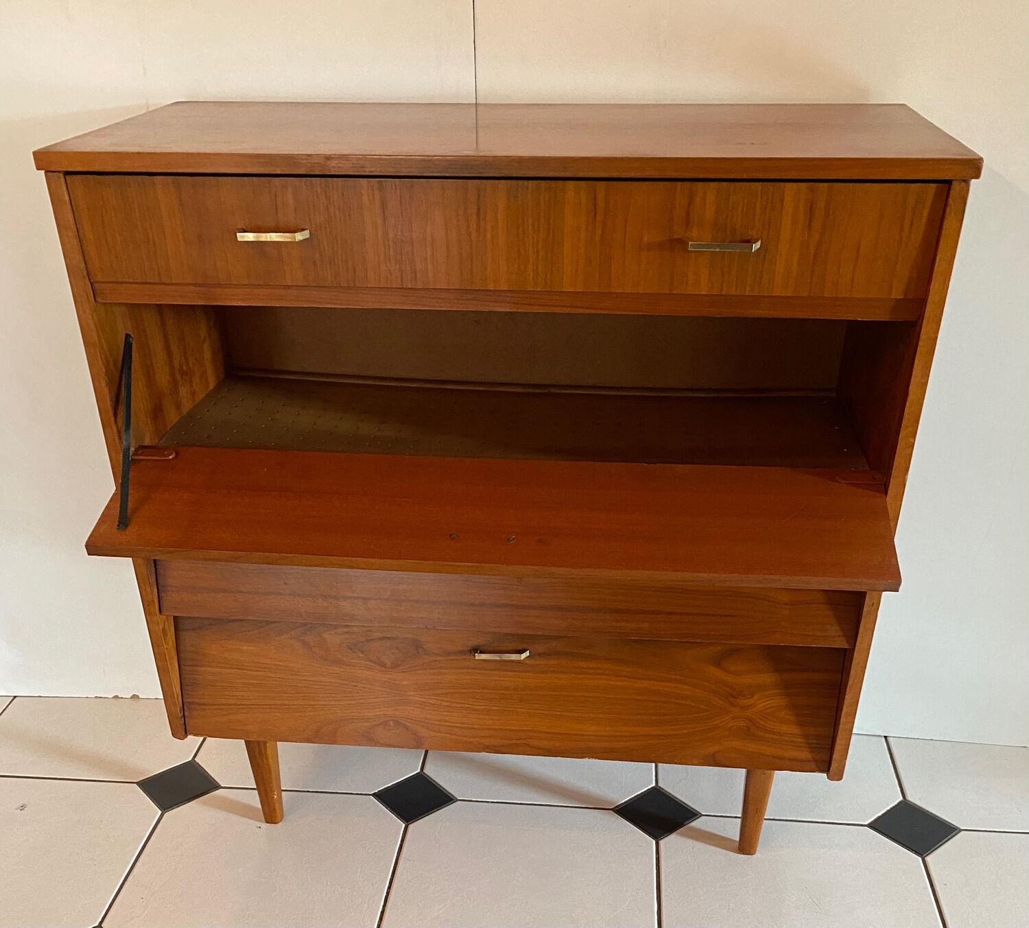 Vintage shoe cabinet 60s