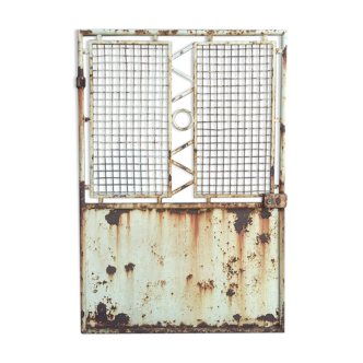 Old wrought iron door