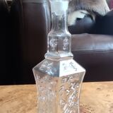 Old carafe in cut glass