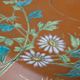 Large clay/terracotta dish with Japanese-style glazing, Art Nouveau.