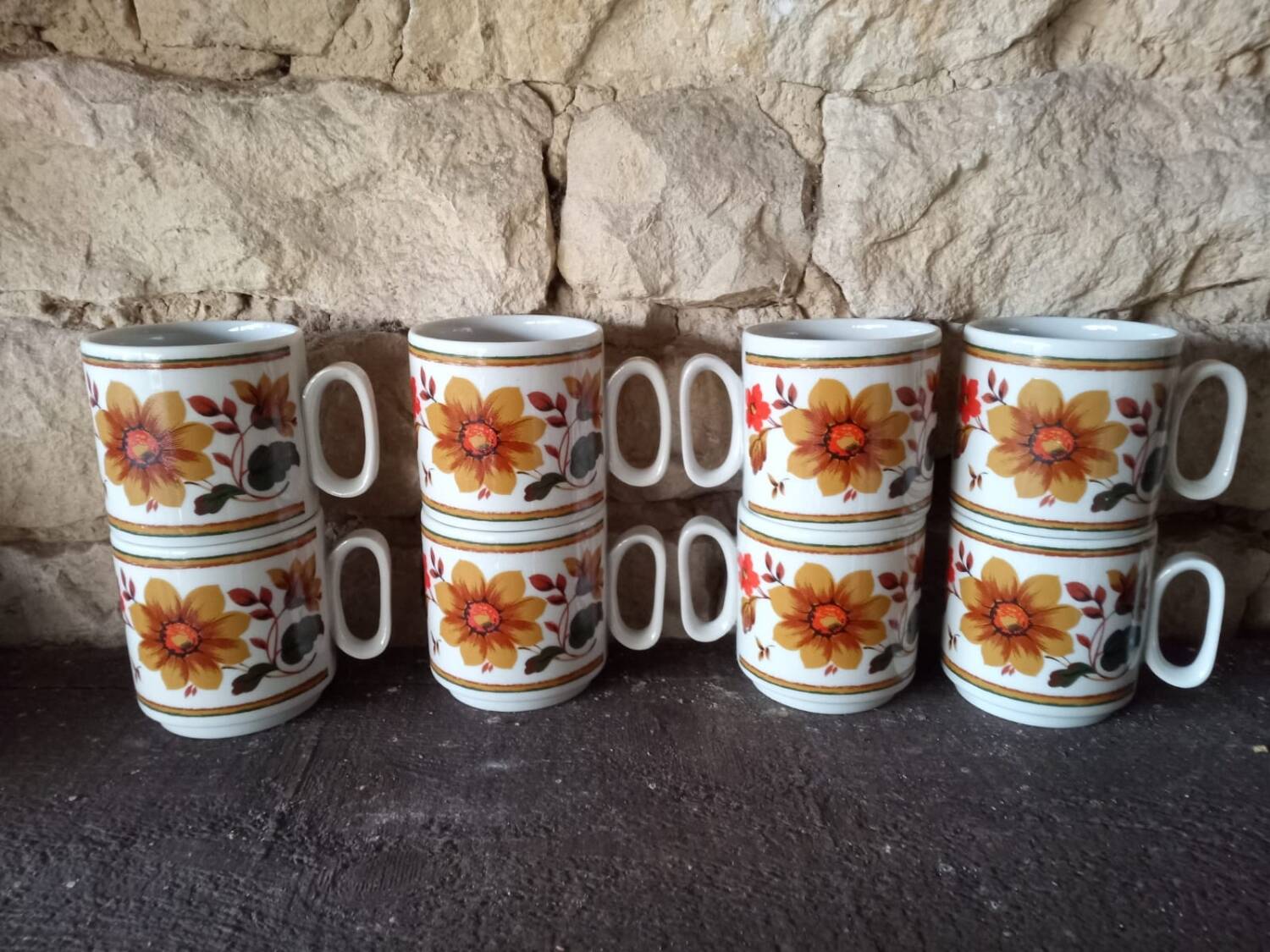 Tognana Italy Porcelain Coffee Cups
