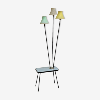 Lampadaire vintage formica 1950