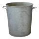 Bassine vintage en zinc