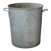 Bassine vintage en zinc
