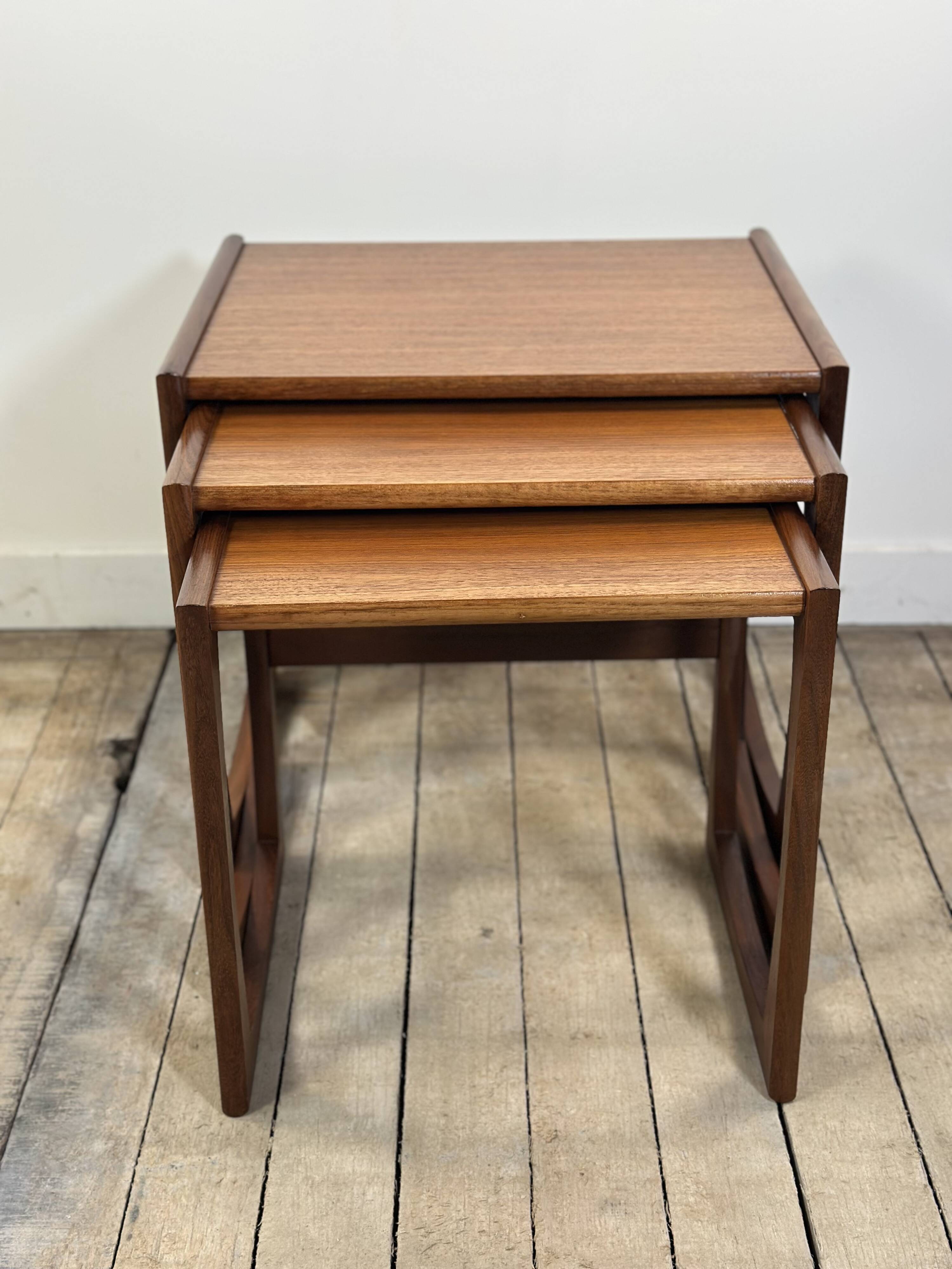 Nesting teak tables g.plan 1960