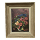 Painting of a still life with roses and flowers by Marcel Abougit