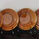 St Amand caramel glazed ceramic dessert plates