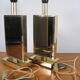 Pair of vintage design lamps seventies period 1970, Decorative Arts of the XX th