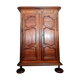 Burgundian wardrobe Louis XIII era in solid walnut around 1680