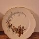 2 plates autumnal motifs