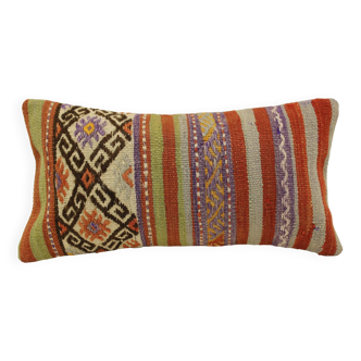 Turkish kilim cushion, 20x40 cm, YK-217