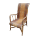 Fauteuil rotin Perret et Vibert