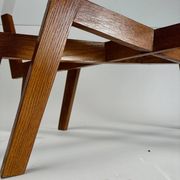 Mid-Century Modern Sculptural Wooden Coffee Table, Italy, 1950s
