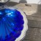 Silver plated butter dish shell 1950