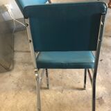 Pair of chrome chairs