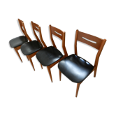Série de 4 chaises scandinave nordique