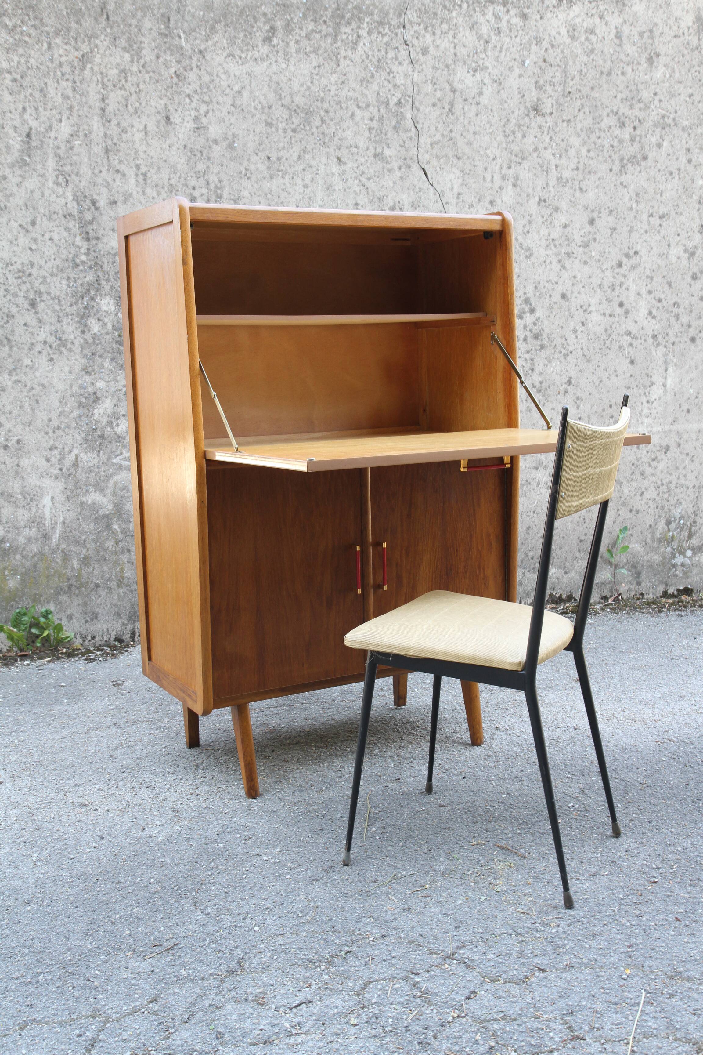 French vintage writing desk of the 1950s