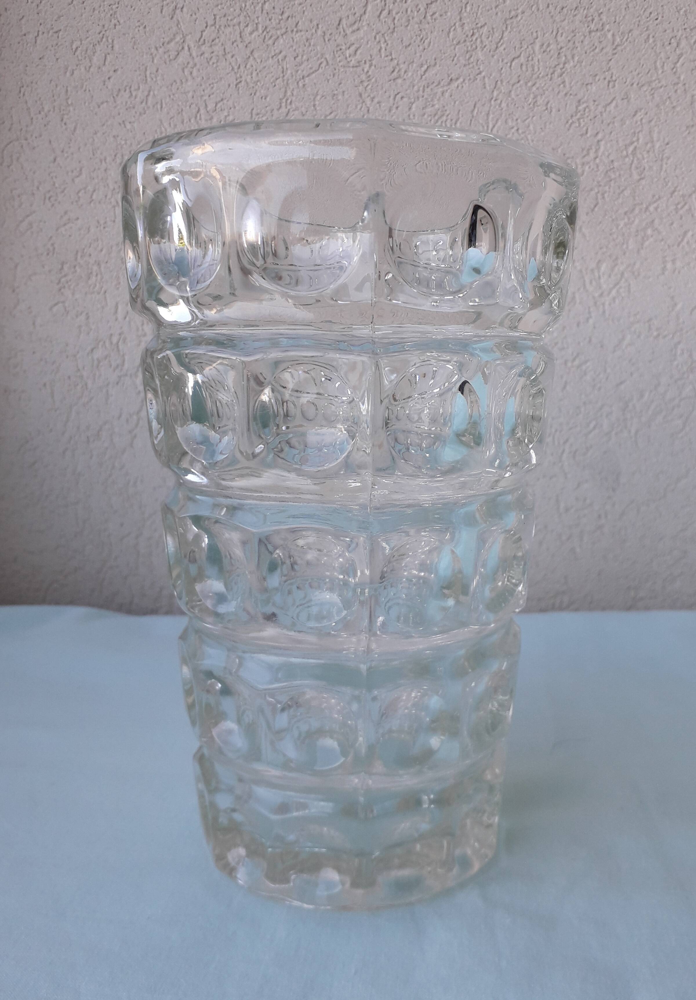 Vase en verre tchèque
