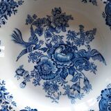 12 assiettes creuses anglaises Ridgway "Windsor" bleu