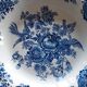 12 assiettes creuses anglaises Ridgway "Windsor" bleu