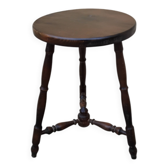 Vintage antique three-legged stool