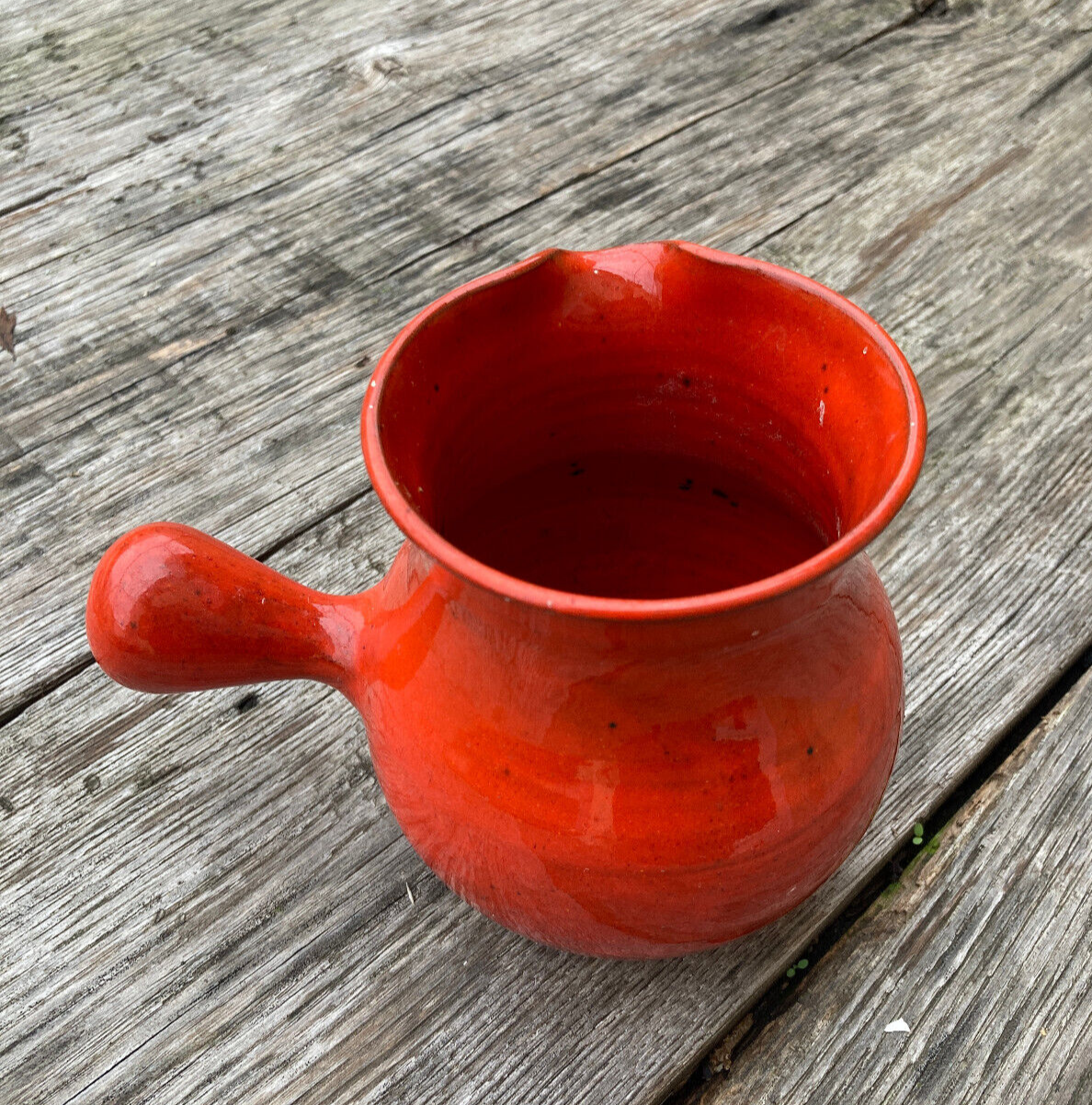 Pichet céramique rouge Charles Voltz Vallauris