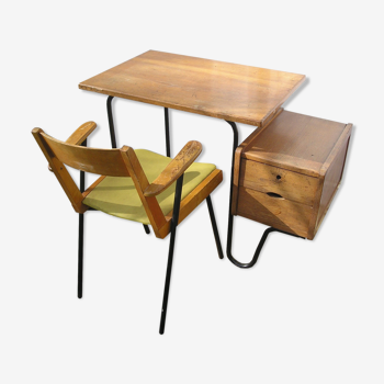 Bureau et son fauteuil années 60