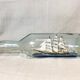 Model boat in glass bottle, 32 cm